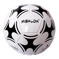 Мяч футбольный "Mibalon",3-слоя  PVC 1.6, 275 гр, машинная сшивка E40497