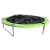 Батут DFC JUMP 8ft складной, сетка, чехол, apple green (244см)